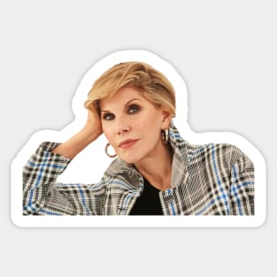 Christine Baranski Bowie Sticker